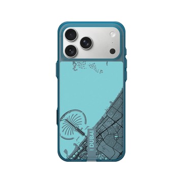 iPhone 17 Pro Max Clear (相機按鈕) 夜幕藍 - JOCR - Dubai (Black Logo)