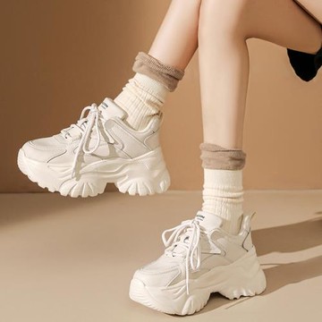 老爹鞋女2026新款春季網紅厚底鞋子增高休閑運動鞋顯腳小爆款女鞋