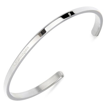 福斯開口式手環  58 x 48mm  銀色