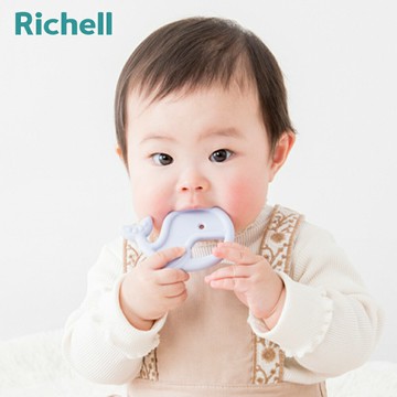 【Richell 利其爾】 全矽膠 寶寶固齒器  (3 個月以上適用) - 4款
