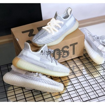 【逢甲FUZZY】Adidas Yeezy Boost 350 V2 Yeshaya 灰天使 鞋帶反光 FX4348