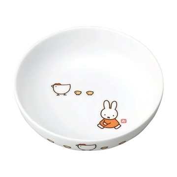 kanesho 金正陶器 陶瓷盤  12 x 3.5cm  MIFFY 白色  1個