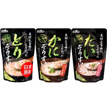 粥品 日本丸善 即食風味粥250g (雞風味/蟹風味/鯛魚風味) 加熱即食/常溫保存/即食料理/方便美味