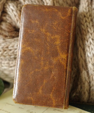 古董法國宗教信仰十字架耶穌咖啡書 小尺寸 W916