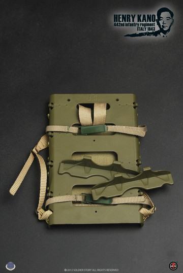 兵者草堂-SS兵人 1/6 SS059 美國陸軍第442步兵團 背板