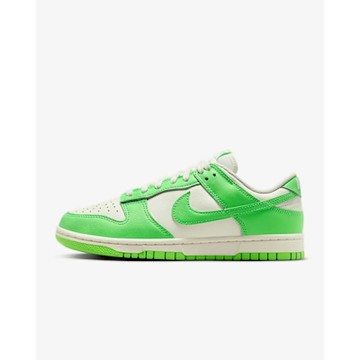 NIKE 耐吉 女 休閒 運動鞋-螢光綠 皮革 緩震 低筒 好穿搭 W NIKE DUNK LOW- HV0842133