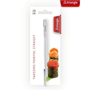 蓋瑞廚物【德製Triangle 擺盤夾 直夾15cm 20cm】料理擺盤夾子 三角牌鑷子 西餐