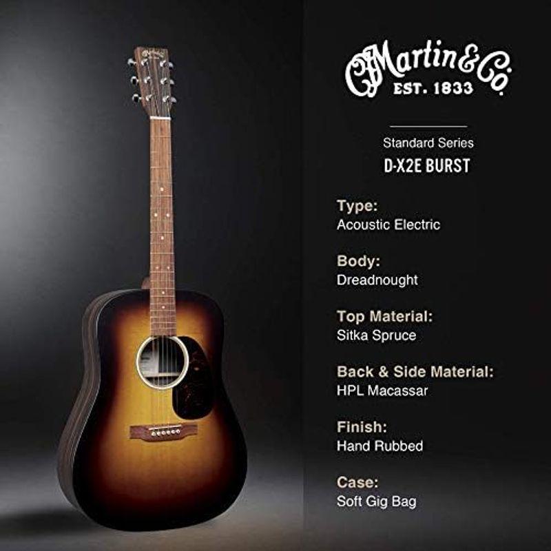 アコースティックギター Martin X Series D-X2E Burst Sit Mac HPL