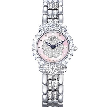 Ogival 愛其華 公司貨 山茶花精緻優雅女性石英腕錶-粉貝-女錶(380-083DLW)27mm