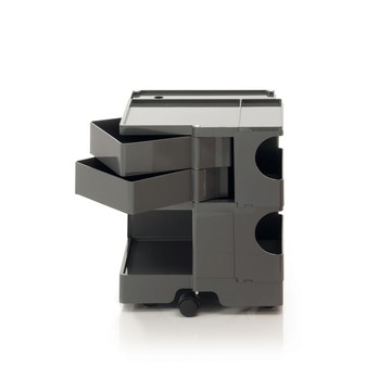 B-LINE Boby 收納推車 中尺寸雙抽屜 灰色