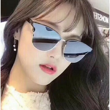 現貨-韓版楊洋吳昕同款新款太陽眼鏡男潮眼睛墨鏡女大框貓眼明星款-367