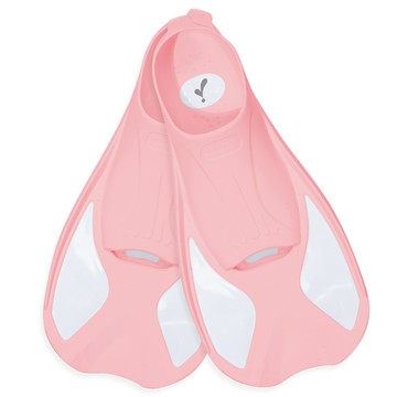 It's Life  自由潛水 布魯塔 短蛙鞋 + 網狀收納袋 + 形狀保持器 2件組  XS  桃粉色