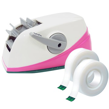 Scotch 思高牌 單手按壓膠台含2捲神奇膠帶補充包組合 (粉紅色)  粉紅色  1組