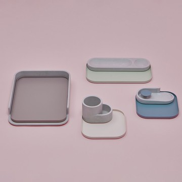 【限量組合價】camino LUIS 莫藍迪色文具組合 筆筒 膠台 文件架