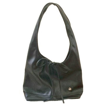 MDMS 法式蝴蝶結皮革包 肩帶高28cm