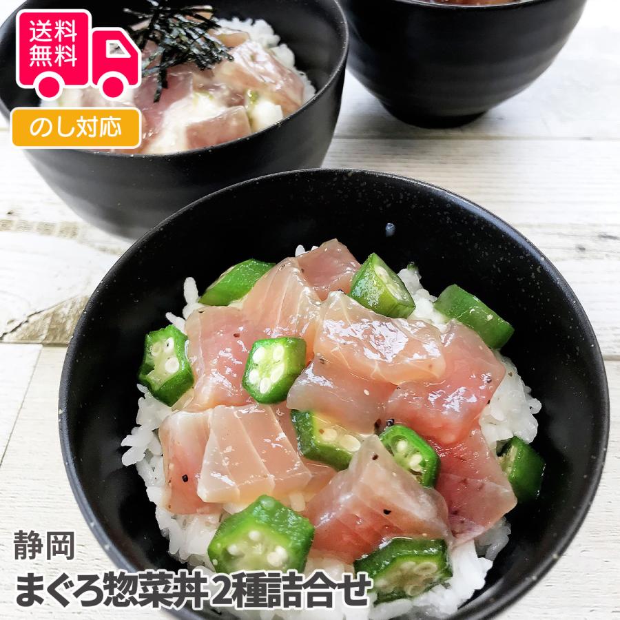 静岡 まぐろ惣菜丼 2種詰合せ プレゼント ギフト 内祝 御祝 贈答用 送料無料 お歳暮 御歳暮 お中元 御中元