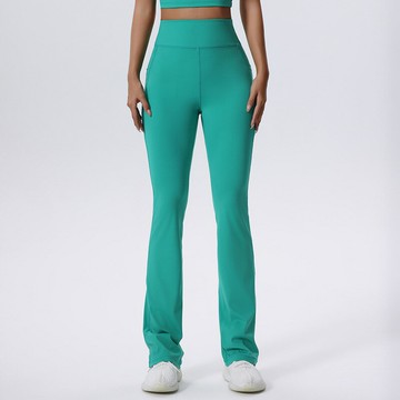 【巴黎精品】現貨+預購 女瑜珈褲運動長褲居家健身瑜珈服親膚透氣速乾-緊身休閒提臀微喇叭女褲子a1jn11