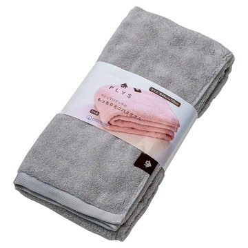 日本 oka PLYS 今治純棉蓬鬆迷你浴巾 100 x 46cm 灰色 柔軟親膚  1條