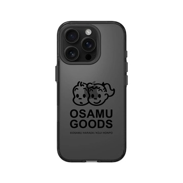iPhone 16 Pro Clear (相機按鈕) 酷墨灰 - OSAMU GOODS - 經典系列-LOGO