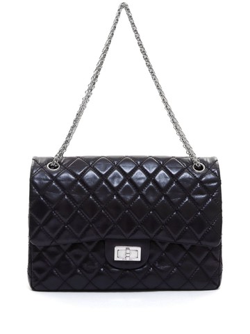 CHANEL Pre-Owned - 2008-2009 2.55 Reissue Maxi shoulder bag - women - Calf Leather - One Size - Black