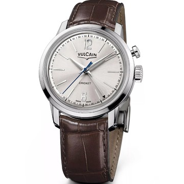 VULCAIN 窩路堅 總統系列  手上鍊鬧鈴機械錶-100154A25.BAL207