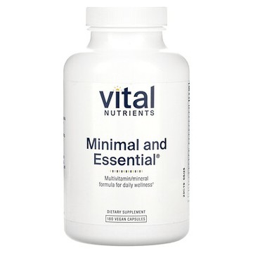 Vital Nutrients, Minimal and Essential，180 粒全素膠囊