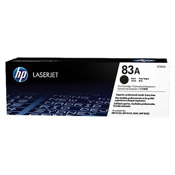 APP賺6%點數回饋｜HP 83A 黑色原廠 LaserJet 碳粉匣 (CF283A) For HPM125a/M127fn/M225dw