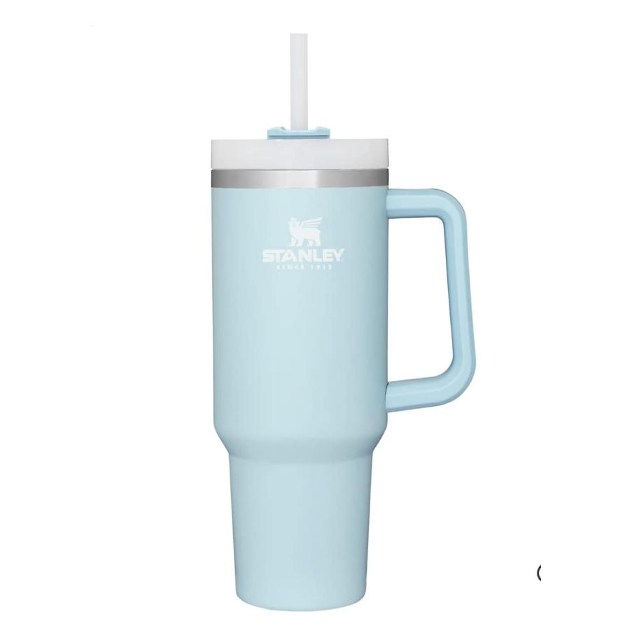 HYDRAFLOW Capri 40 oz. Aqua Blue Stainless Steel Vacuum Insulated