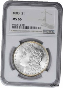 アンティークコイン コイン 金貨 銀貨 Morgan Silver Dollar MS66 NGC