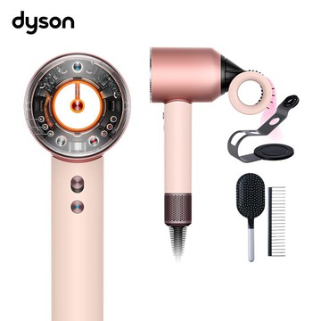 Dyson 戴森 Supersonic Nural HD16 智慧吹風機 粉霧玫瑰(贈專用鐵架+雙梳組)