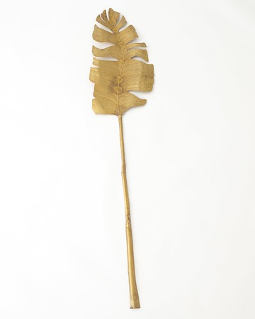 Brass Large Banana Leaf