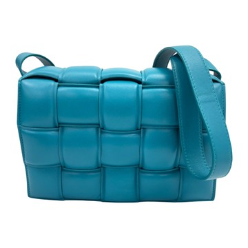BOTTEGA VENETA BV 寶緹嘉 淡藍色 羊皮 Padded Cassette 肩背包 717506 【二手名牌BRAND OFF】