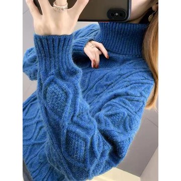 高領毛衣女2025年新款秋冬裝爆款套頭內搭加厚針織打底衫洋氣上衣