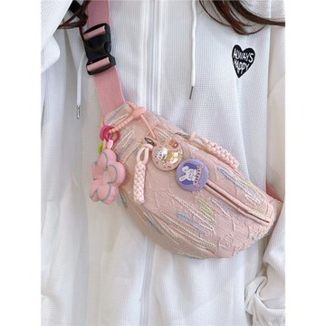 女童包包兒童2025新款超火可愛背包潮女孩斜挎包胸包大童小挎包女