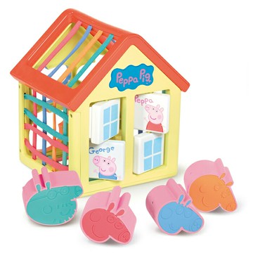 粉紅豬小妹 觸覺玩具小屋 【鯊玩具】