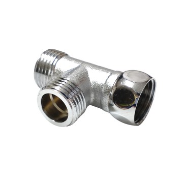 新多多小舖 全銅活動三通 2個一組 DIY水管配件 1組 螺牙:四分 長度: 5.3cm 寬度: 3.5cm  螺牙:四分  長度: 5.3cm  寬度: 3.5cm