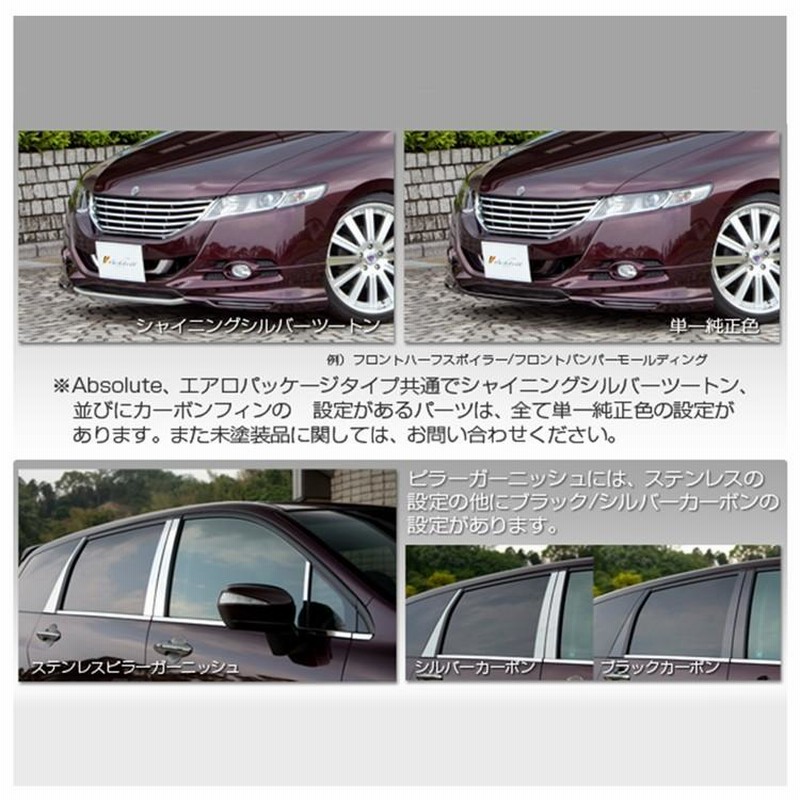 ホンダ オデッセイ RB3 RB4 前期 後期 フロントハーフスポイラー