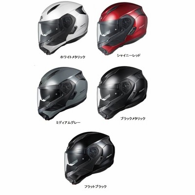 ogkカブト システム ヘルメットRYUKI/リュウキ L ブラックメタリック