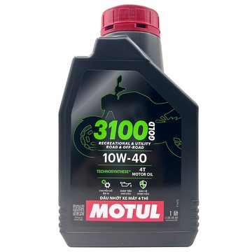MOTUL 3100 GOLD 4T 10W-40 機車合成機油 1L【整箱20罐】