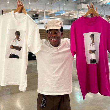 24FW Tyler The Creator Tee 泰勒開季人物BOGO照片短袖T恤男女潮