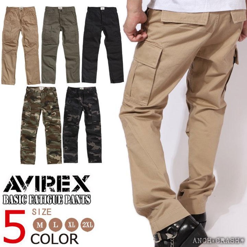 24h限定P最大16倍!11/25pm23:59迄 AVIREX アビレックス FATIGUE PANTS ファティーグパンツ レギュラーフィット  6126129 カーゴパンツ アヴィレックス | LINEブランドカタログ