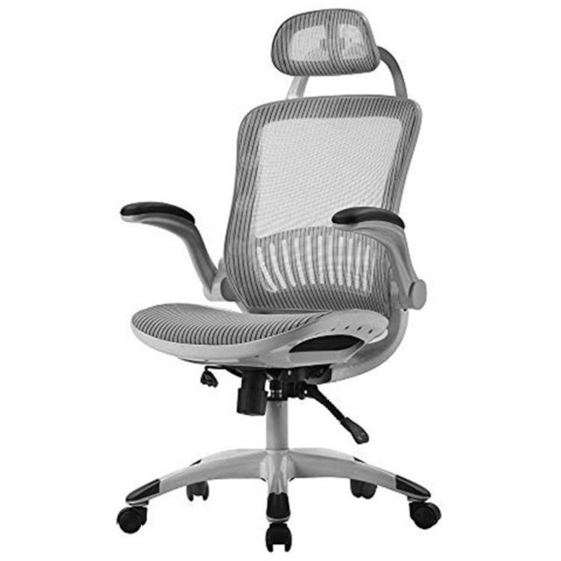 グレー オリジナル設計 オフィスチェア メッシュ ハイバック ロッキング グレー オリジナル設計 オフィスチェア メッシュ ハイバック