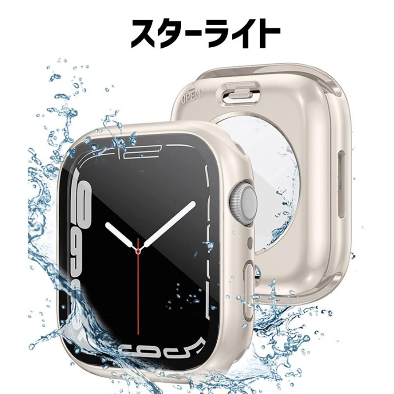 アップルウォッチ カバー apple watch 防水 ケース 全面 保護