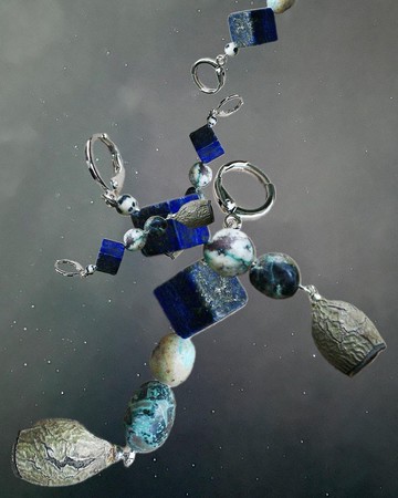 免運費 | 環保概念 | 藝術風 | 乾果耳環