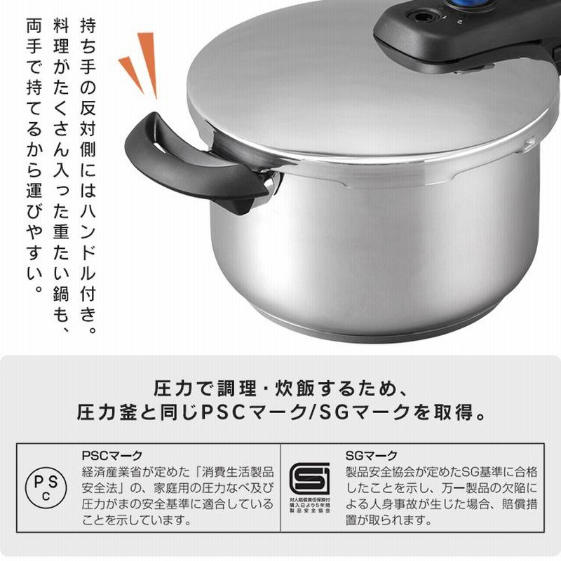圧力鍋 業務用 C44 50L 70L ゴムパッキン SIS 直径45、44cm 業務用圧力
