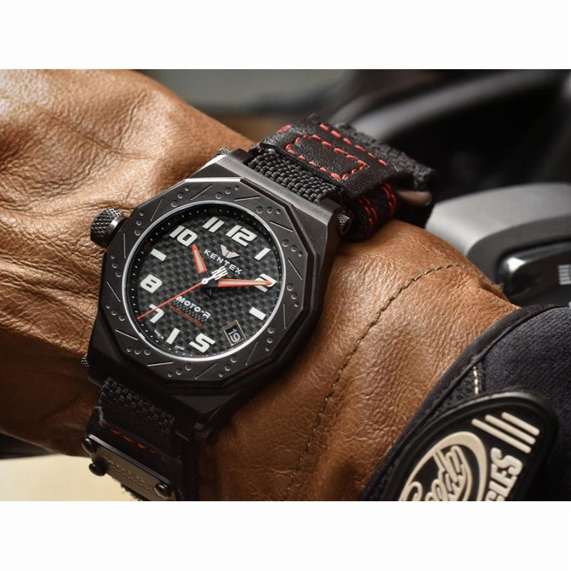 KENTEX MOTO-R three-hand シルバー×オレンジ KENTEX] MOTO-R three-hand – サポルト