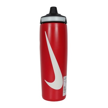NIKE 耐吉 REFUEL BOTTLE 瓶蓋擠壓水壺 N100766669224  紅白黑  700ml  1個