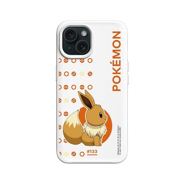 iPhone 15 SolidX 白 - 寶可夢 Pokemon - 印花系列-伊布