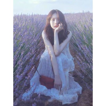 女裝戚薇同款小清新蕾絲連衣裙