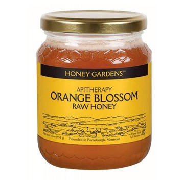 Raw Honey Orange Blossom  1 lb by Honey Gardens Apiaries